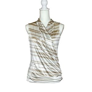 New York and Company V-Neck Wrap Blouse